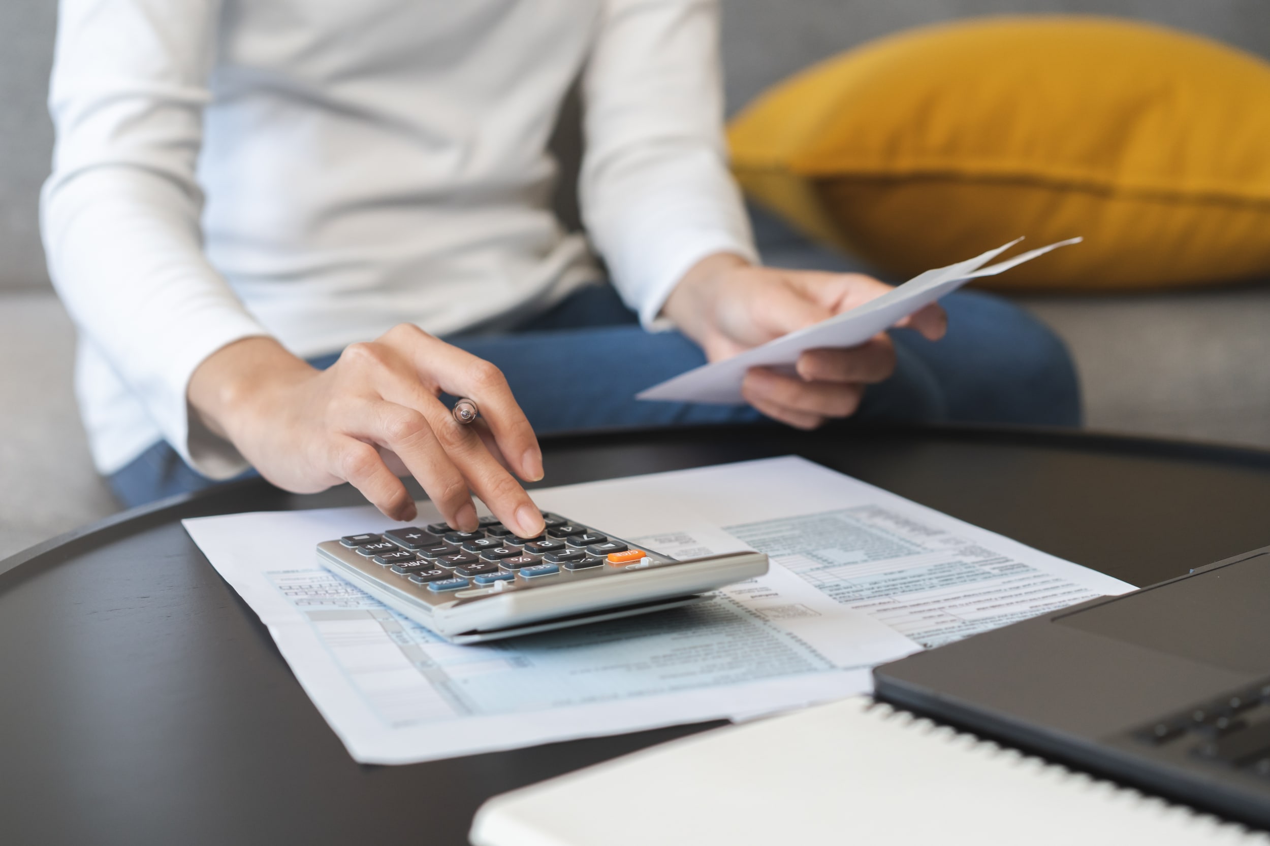 Property owner calculating landlord tax deductions