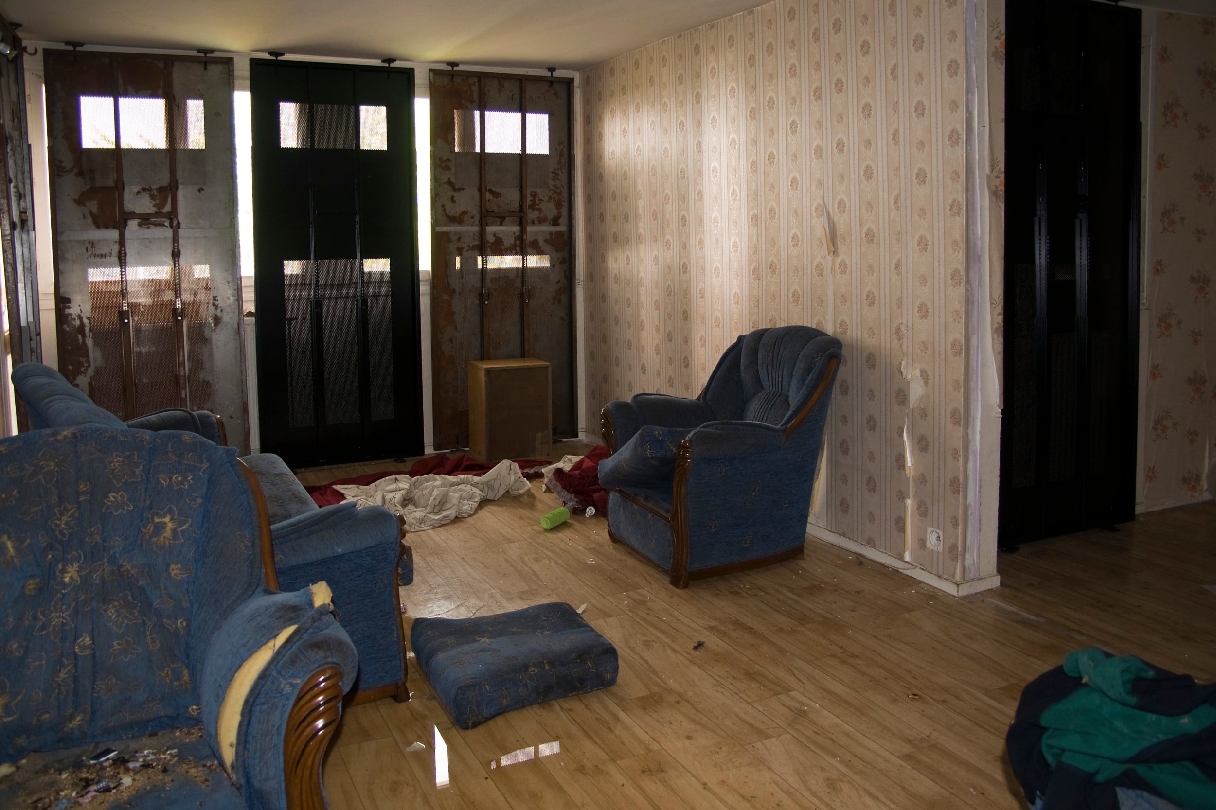 Squatters in California home